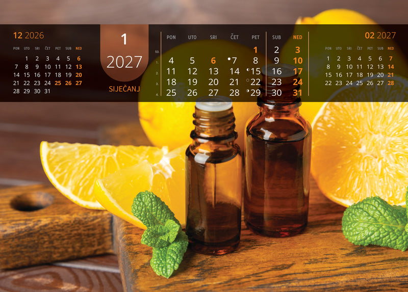 Promotivni zidni kalendar Just relax