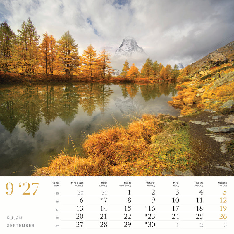 Promotivni zidni kalendar Čari prirode
