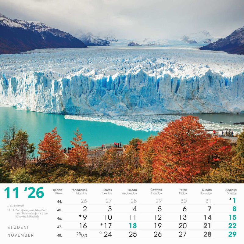 Promotivni zidni kalendar Čari prirode