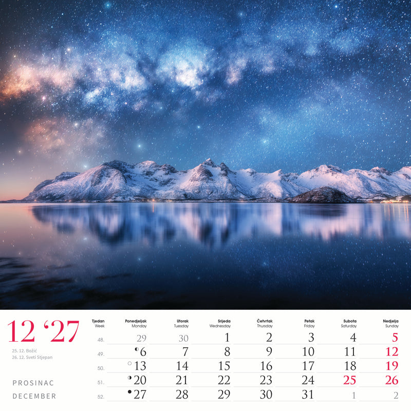 Promotivni zidni kalendar Čari prirode