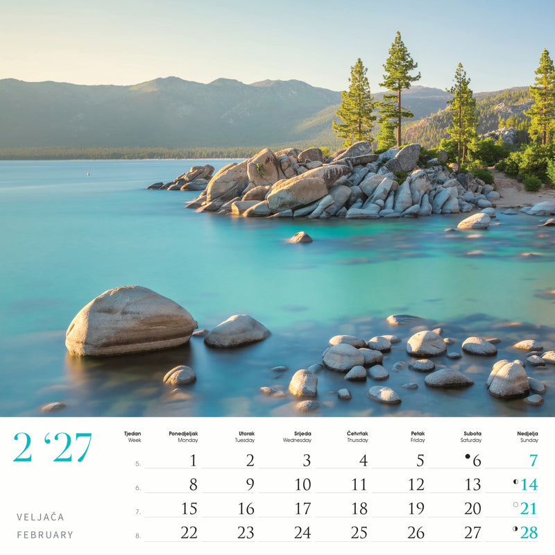 Promotivni zidni kalendar Čari prirode