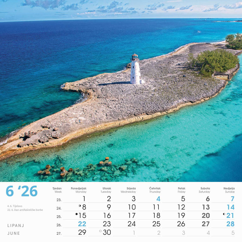 Promotivni zidni kalendar Čari prirode