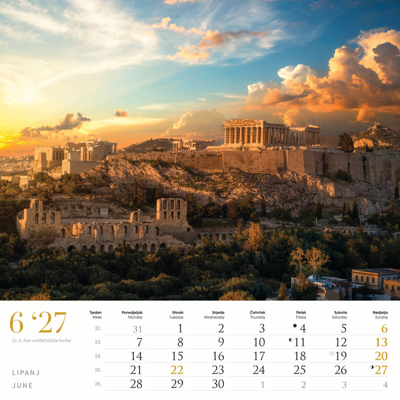Promotivni zidni kalendar Čari prirode