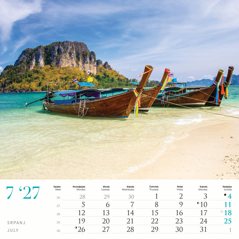 Promotivni zidni kalendar Čari prirode
