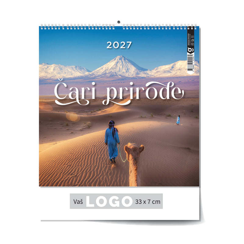 Promotivni zidni kalendar Čari prirode