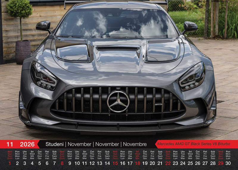 Promotivni zidni kalendar Automobili