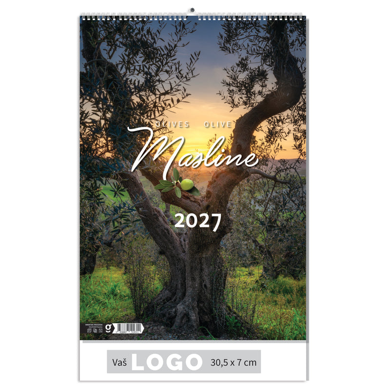 Promotivni zidni kalendar Masline