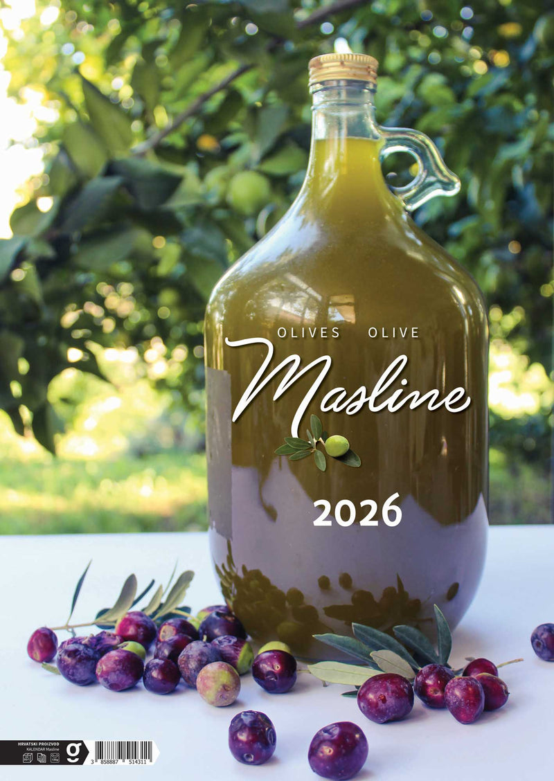 Promotivni zidni kalendar Masline