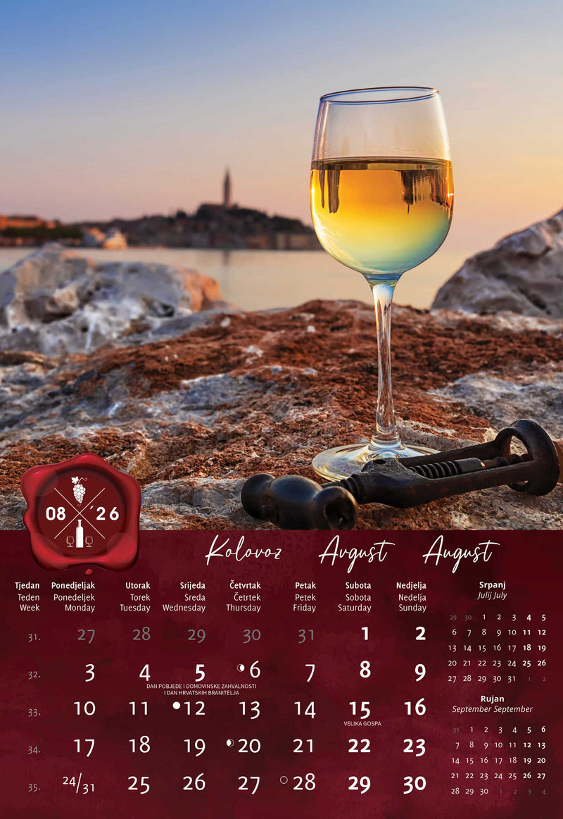 Promotivni zidni kalendar In Vino Veritas
