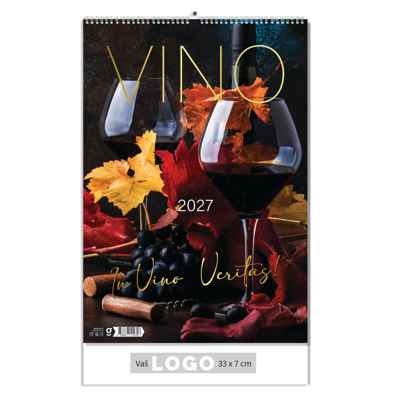 Promotivni zidni kalendar In Vino Veritas