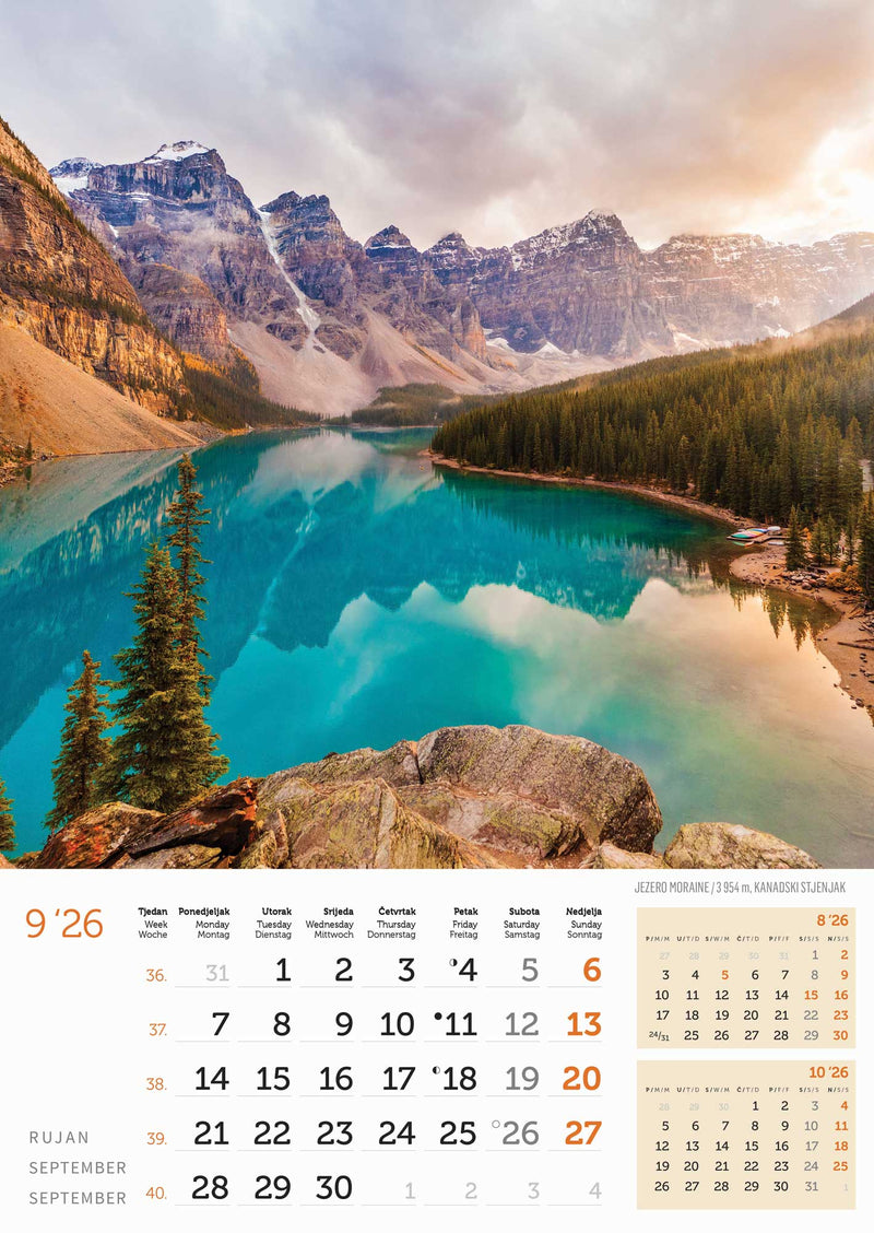 Promotivni zidni kalendar In Vrhovi svijeta