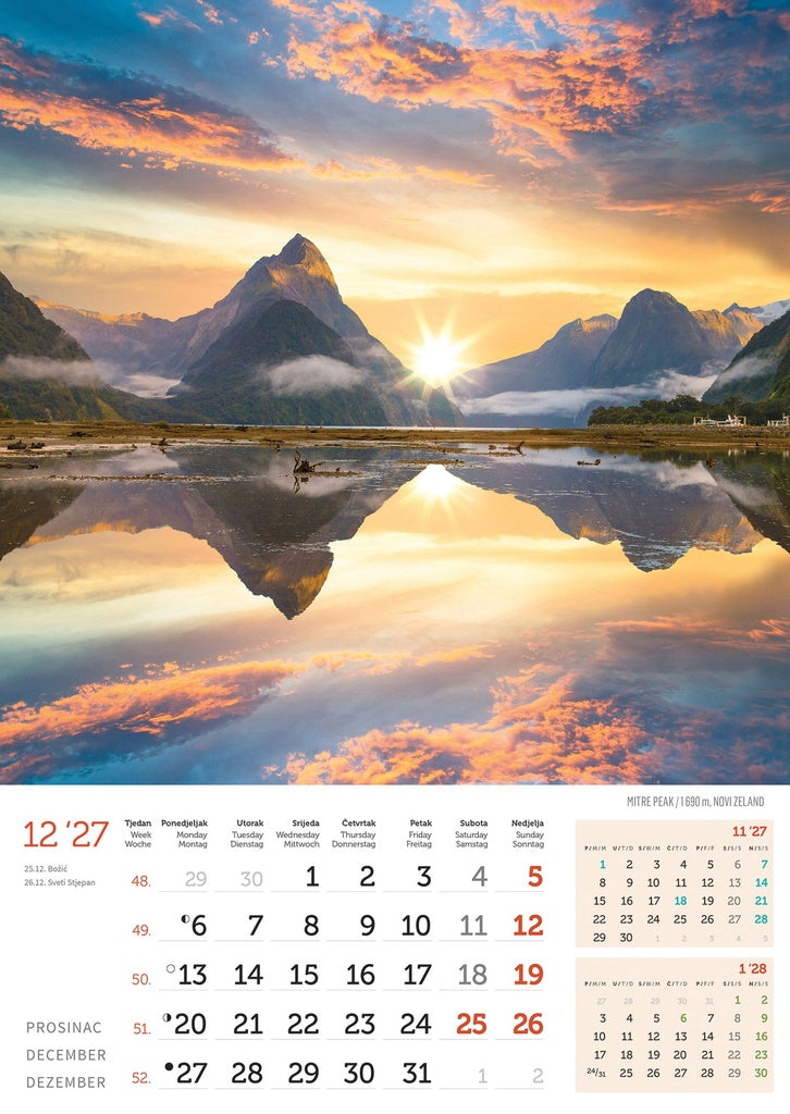 Promotivni zidni kalendar In Vrhovi svijeta