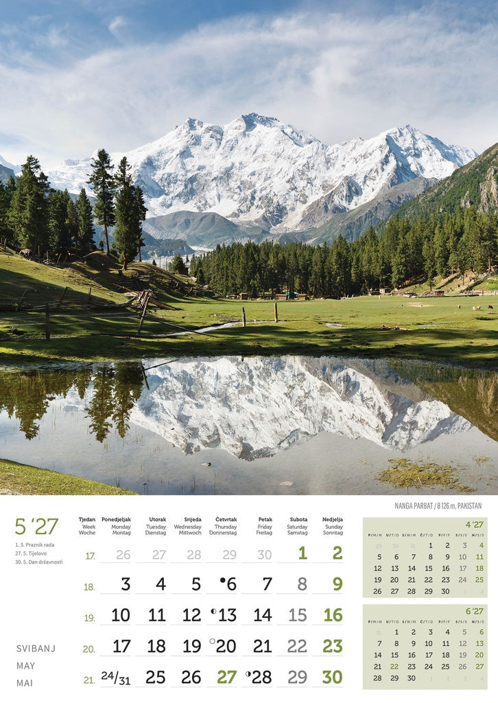 Promotivni zidni kalendar In Vrhovi svijeta