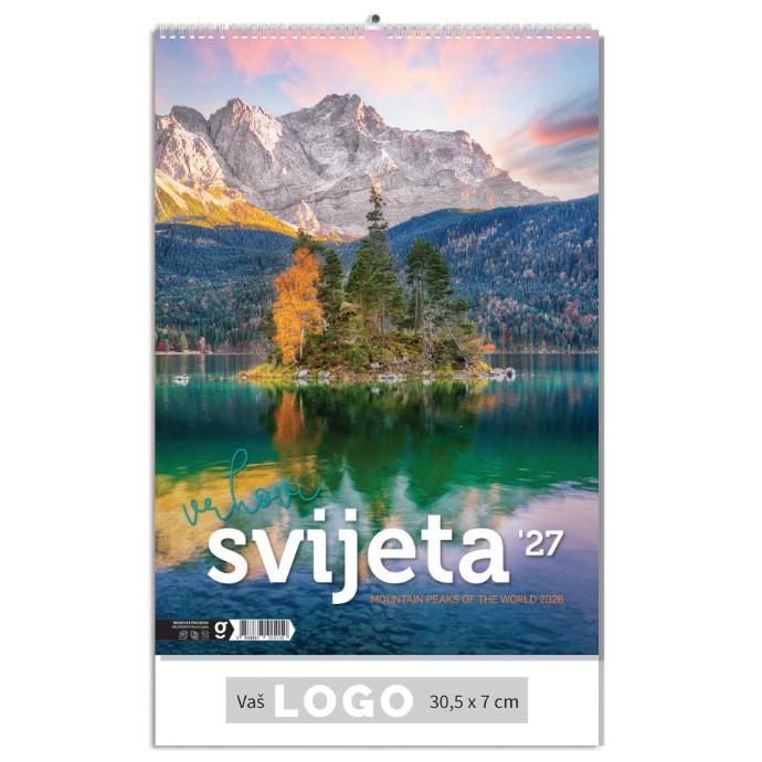 Promotivni zidni kalendar In Vrhovi svijeta