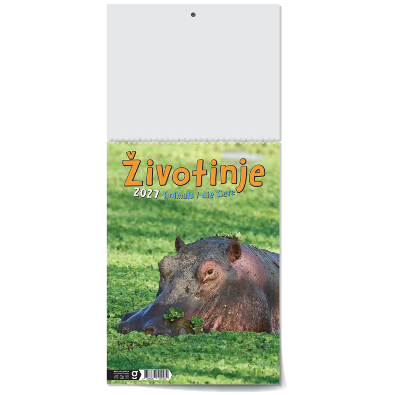 Promotivni zidni kalendar Životinje