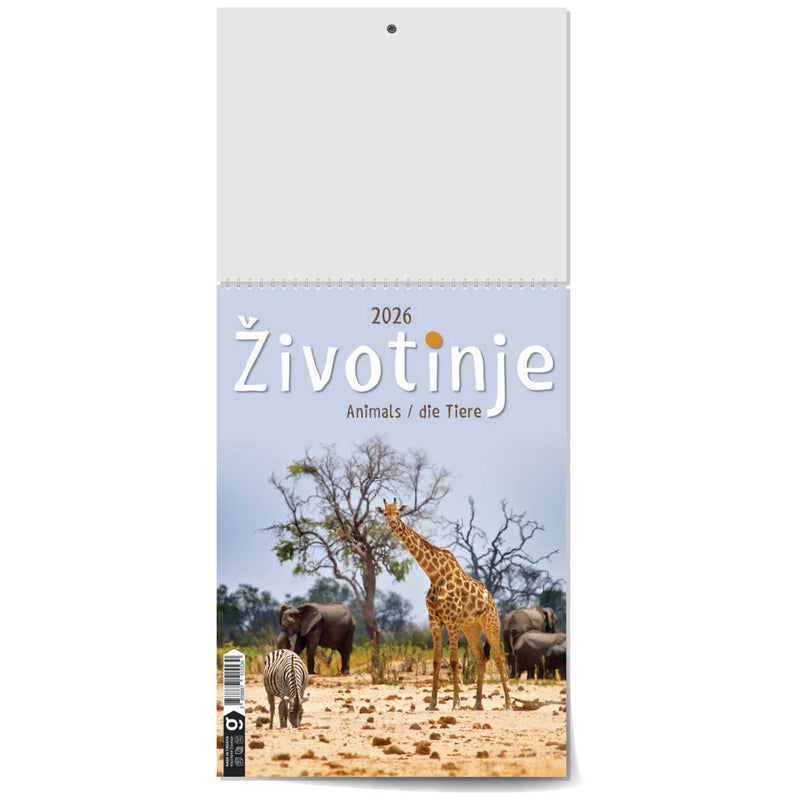 Promotivni zidni kalendar Životinje