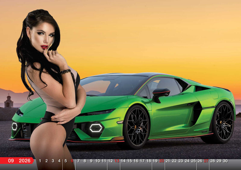 Promotivni zidni kalendar Speed Girls