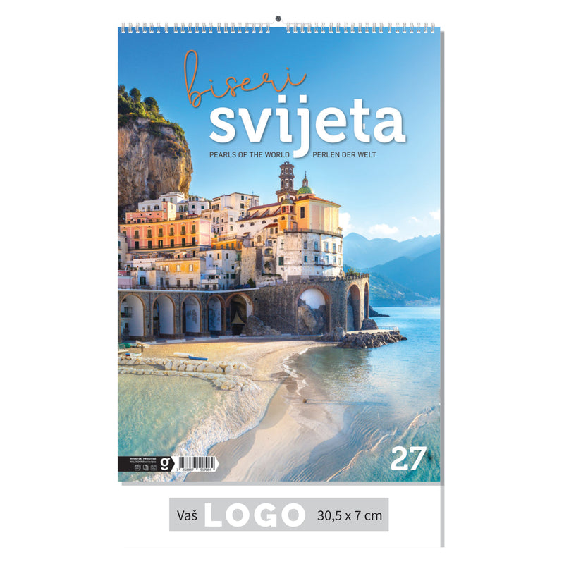 Promotivni zidni kalendar Biseri svijeta