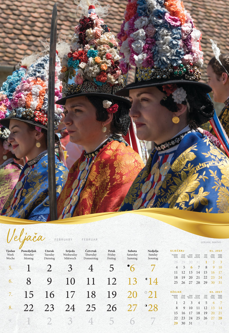 Promotivni kalendar Moja zlatna Slavonija i Baranja