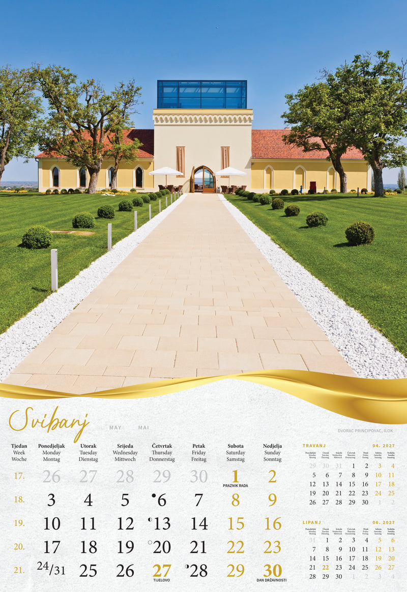 Promotivni kalendar Moja zlatna Slavonija i Baranja