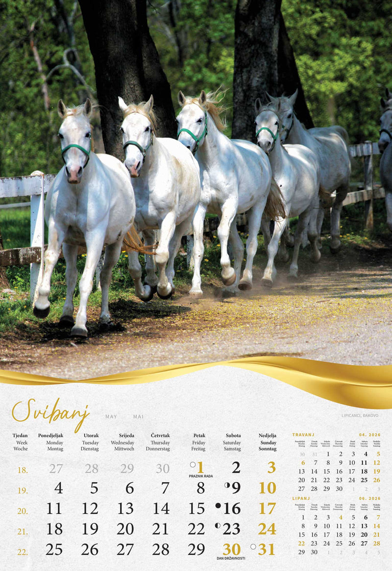 Promotivni kalendar Moja zlatna Slavonija i Baranja