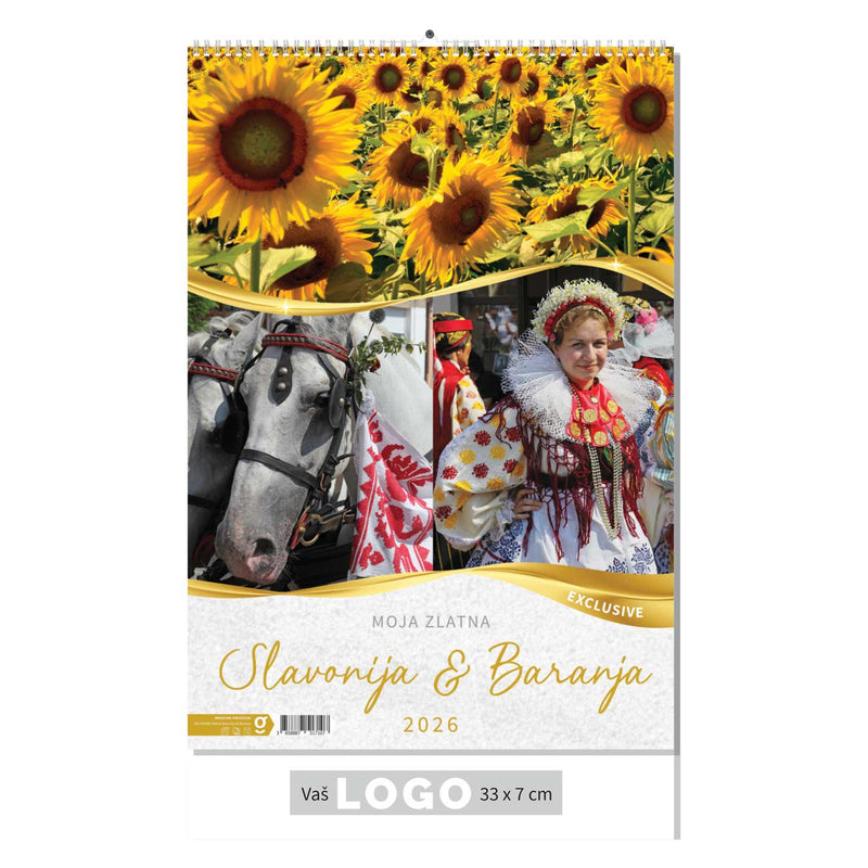 Promotivni kalendar Moja zlatna Slavonija i Baranja
