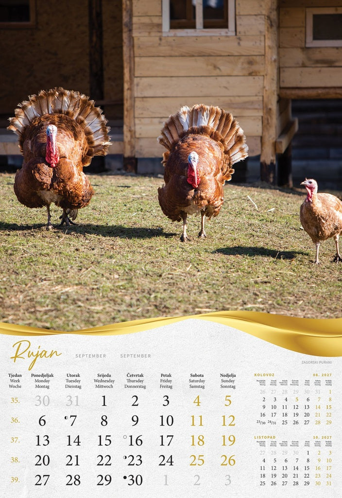 Promotivni zidni kalendar Bajkovito Zagorje i Međimurje