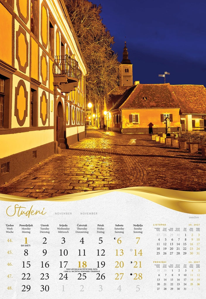 Promotivni zidni kalendar Bajkovito Zagorje i Međimurje