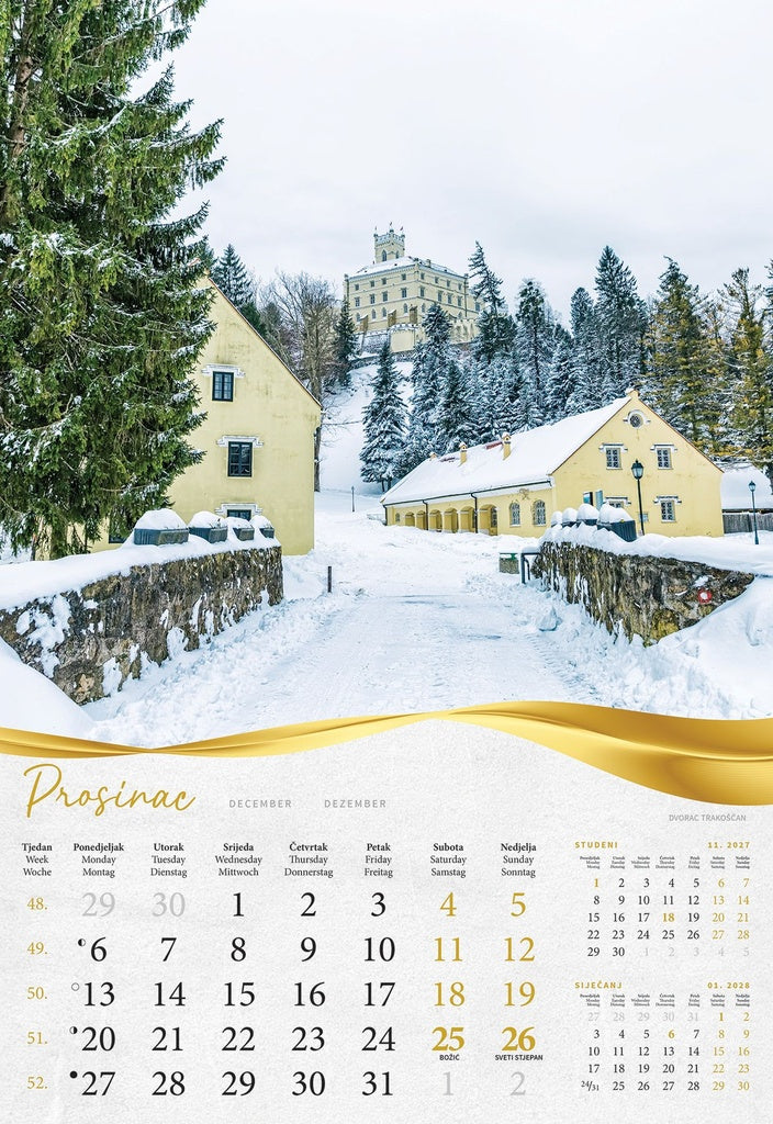 Promotivni zidni kalendar Bajkovito Zagorje i Međimurje