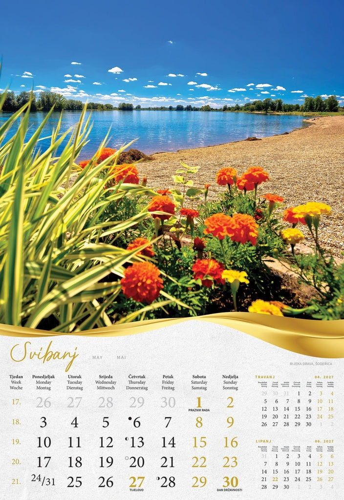 Promotivni zidni kalendar Bajkovito Zagorje i Međimurje