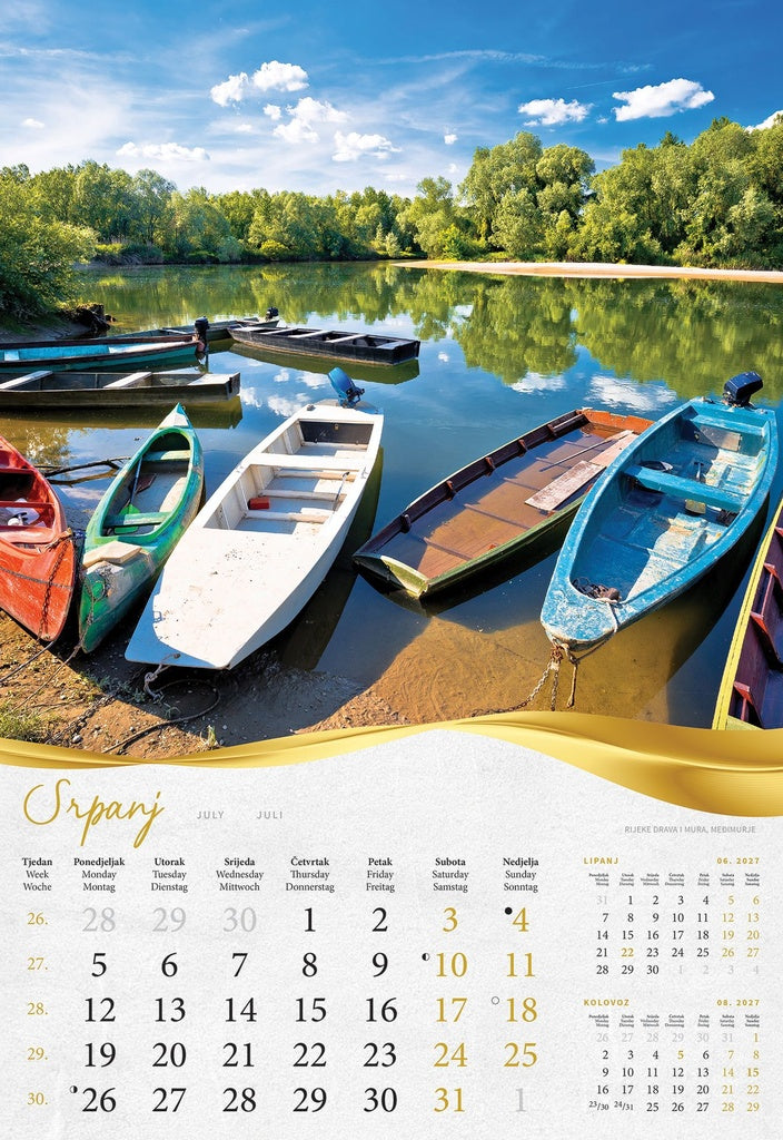 Promotivni zidni kalendar Bajkovito Zagorje i Međimurje