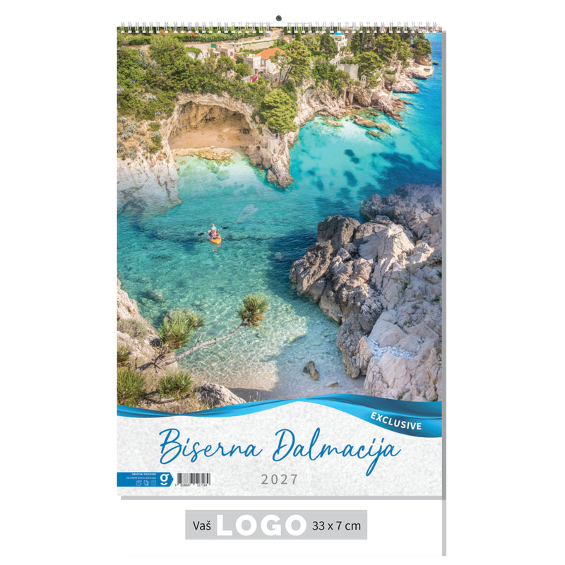 Promotivni zidni kalendar Biserna Dalmacija