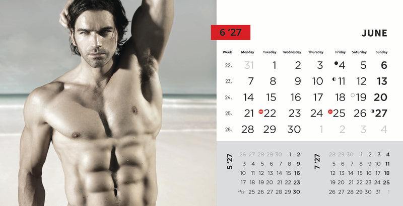 Promotivni stolni kalendar čestitka - Masculine
