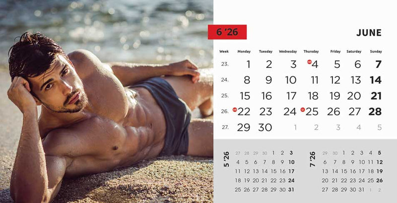 Promotivni stolni kalendar čestitka - Masculine