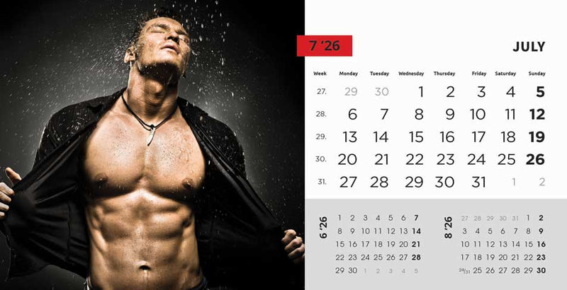 Promotivni stolni kalendar čestitka - Masculine