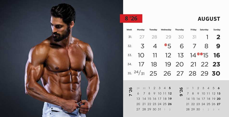 Promotivni stolni kalendar čestitka - Masculine