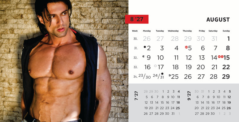 Promotivni stolni kalendar čestitka - Masculine
