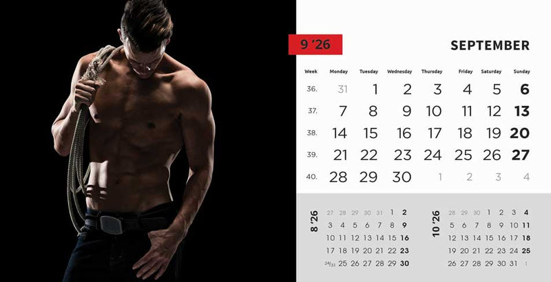 Promotivni stolni kalendar čestitka - Masculine