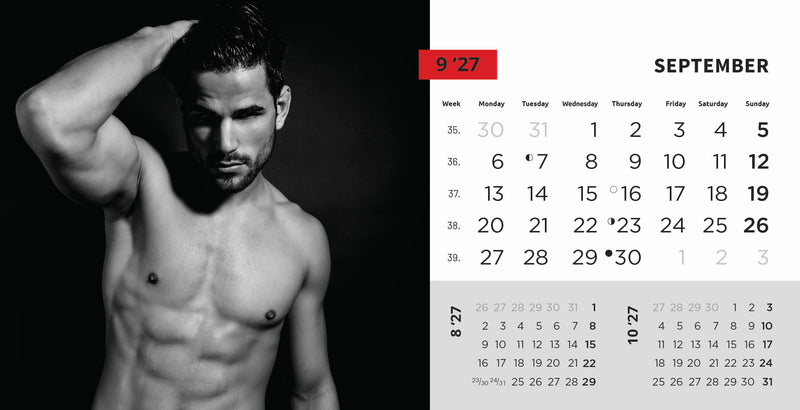 Promotivni stolni kalendar čestitka - Masculine