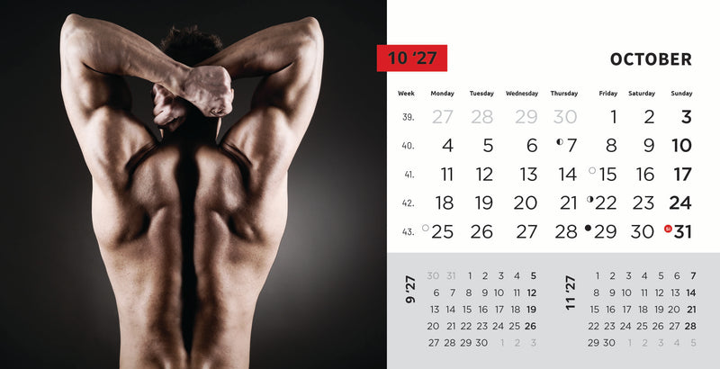 Promotivni stolni kalendar čestitka - Masculine