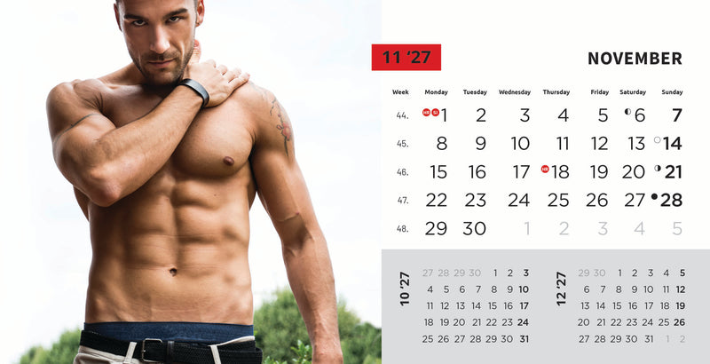 Promotivni stolni kalendar čestitka - Masculine