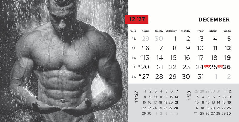 Promotivni stolni kalendar čestitka - Masculine