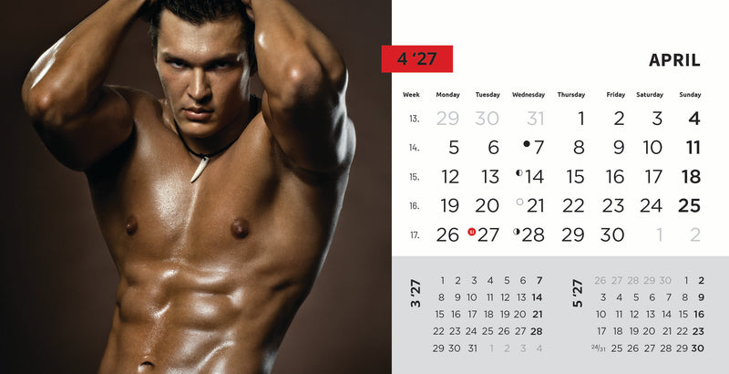 Promotivni stolni kalendar čestitka - Masculine