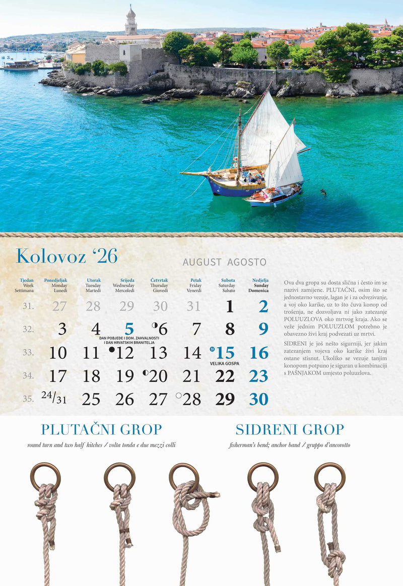 Promotivni zidni kalendar Gropovi