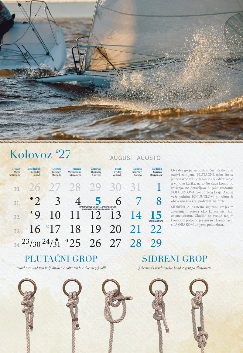 Promotivni zidni kalendar Gropovi