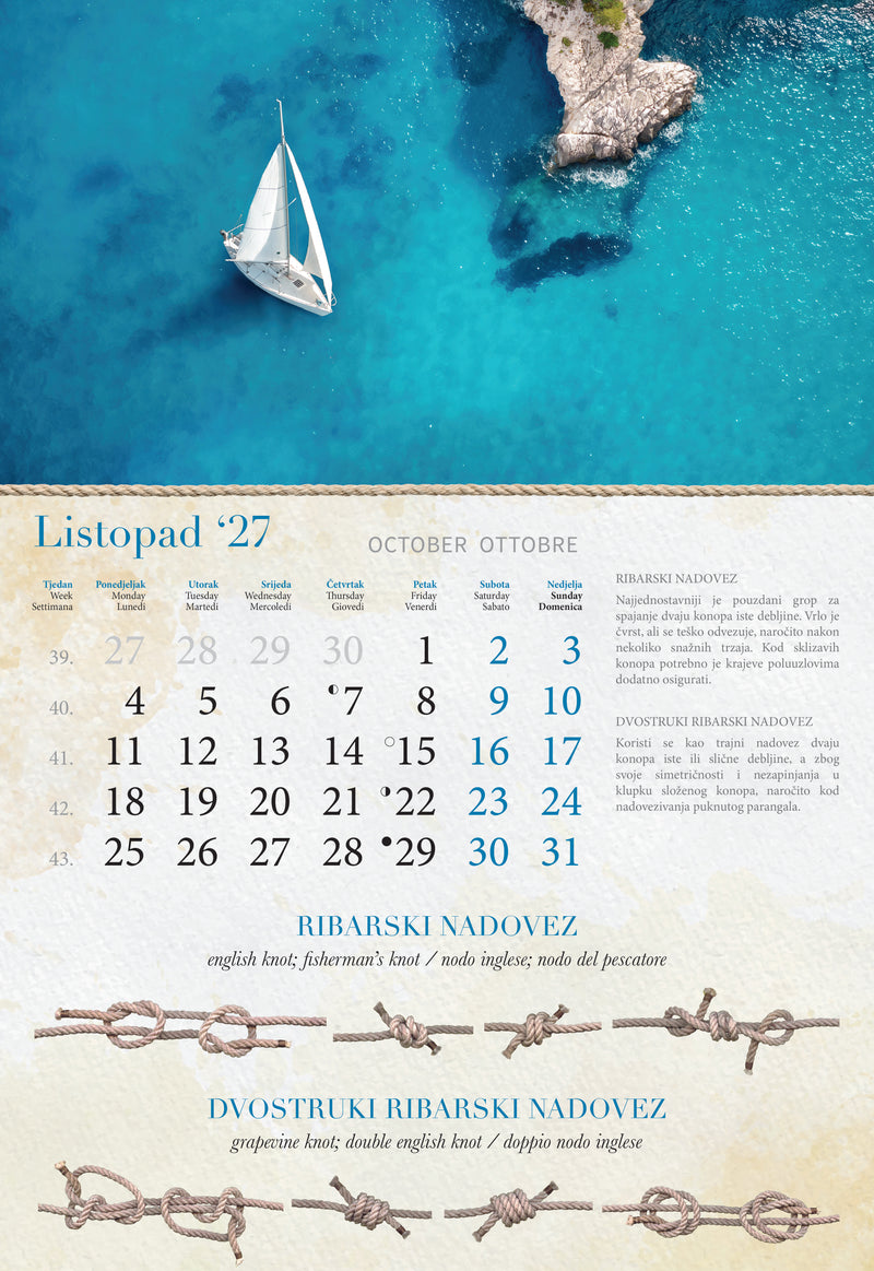 Promotivni zidni kalendar Gropovi