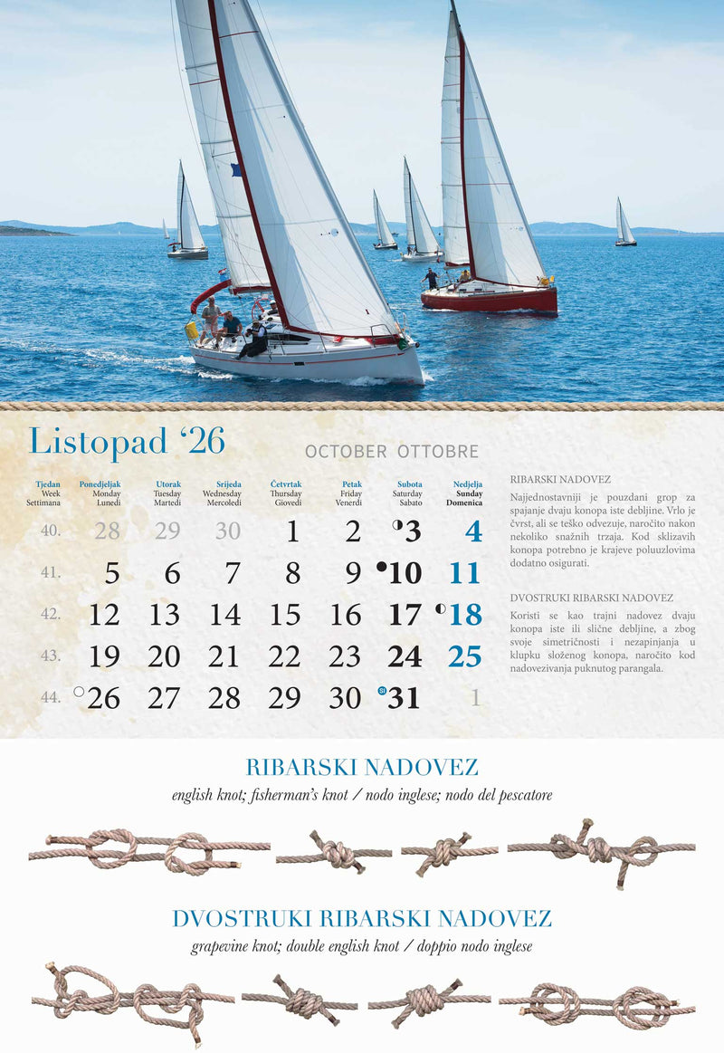 Promotivni zidni kalendar Gropovi