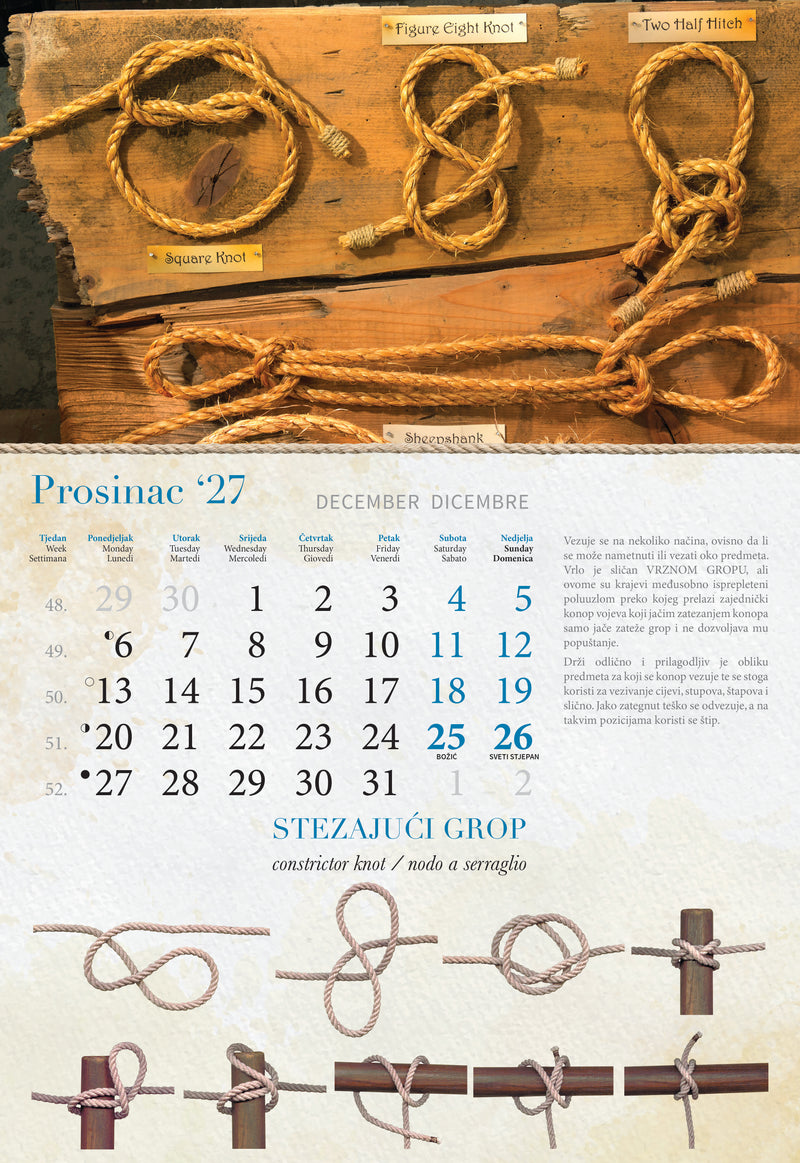 Promotivni zidni kalendar Gropovi