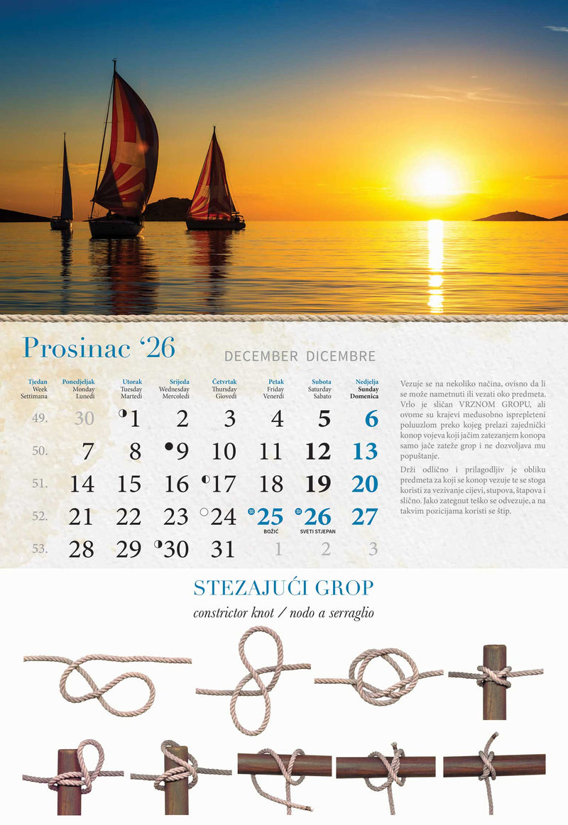 Promotivni zidni kalendar Gropovi