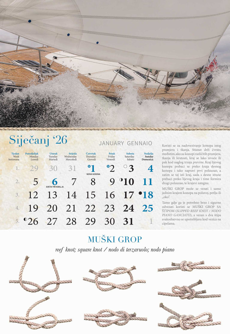 Promotivni zidni kalendar Gropovi